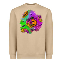 Mushroom halloween patch 1 Heavyweight Sweatshirt - BundleAndBundleShop