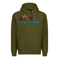 Army Green gobble til you wobble Premium Hoodie - JahusDesignShop