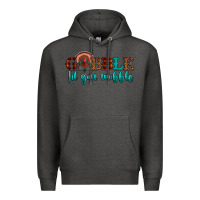 Charcoal Heather gobble til you wobble Premium Hoodie - JahusDesignShop