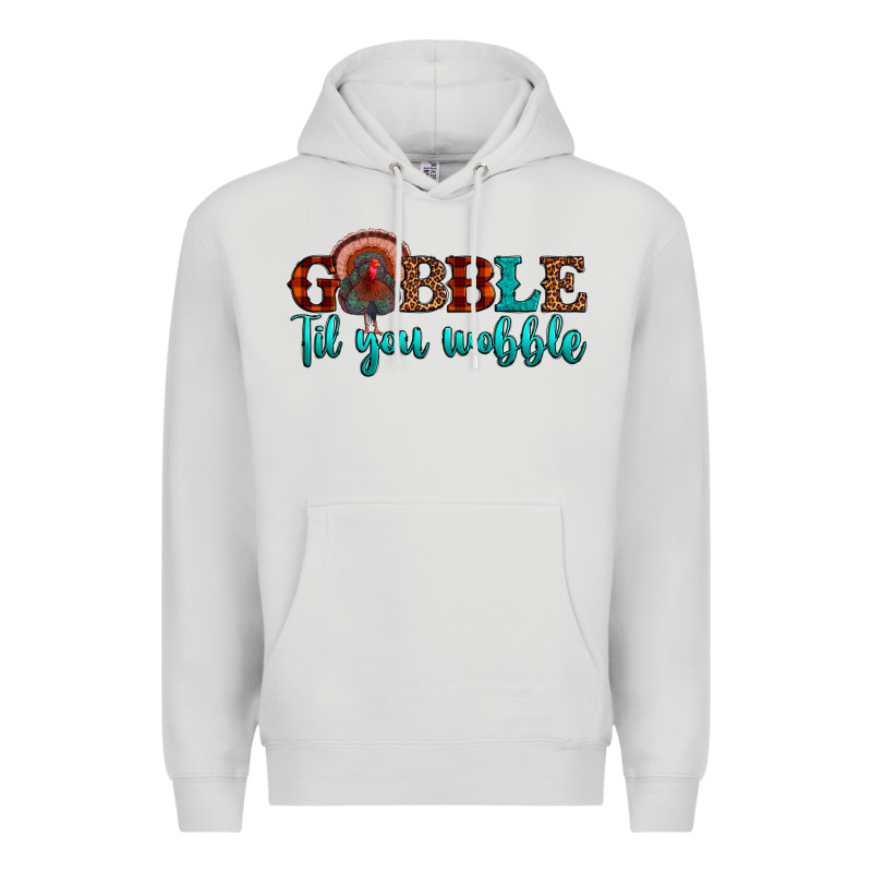 Gobble Til You Wobble Premium Hoodie by JahusDesignShop | Teevron