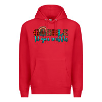 Red gobble til you wobble Premium Hoodie - JahusDesignShop