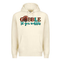 Sandshell gobble til you wobble Premium Hoodie - JahusDesignShop