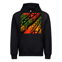 Black african tribal seamless pattern Urban Hoodie - BundleAndBundleShop