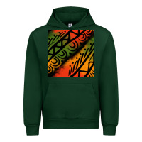 Forest Green african tribal seamless pattern Urban Hoodie - BundleAndBundleShop