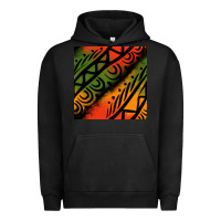 Pigment Black african tribal seamless pattern Urban Hoodie - BundleAndBundleShop