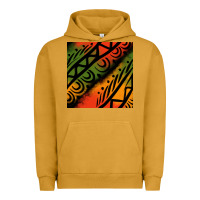 Pigment Peanut Butter african tribal seamless pattern Urban Hoodie - BundleAndBundleShop