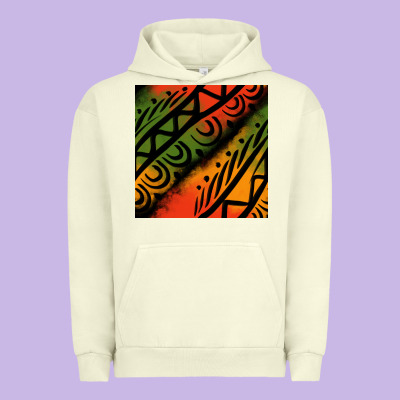 African Tribal Seamless Pattern Urban Hoodie Designed By Bundleandbundleshop