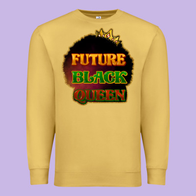 Future Black Queen Premium Sweatshirt Designed By Howdyjamesfarm