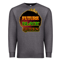 Charcoal Heather Future black queen Premium Sweatshirt - HowdyJamesFarm