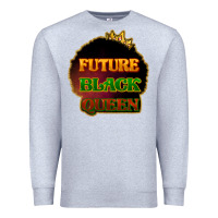 Heather Grey Future black queen Premium Sweatshirt - HowdyJamesFarm