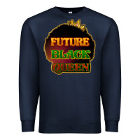 Navy Future black queen Premium Sweatshirt - HowdyJamesFarm