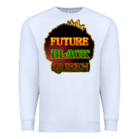 White Future black queen Premium Sweatshirt - HowdyJamesFarm