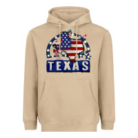 Mushroom texas 4th of july Heavyweight Hoodie - CowGirlArtShop