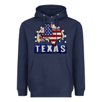 Navy texas 4th of july Heavyweight Hoodie - CowGirlArtShop