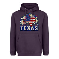 Plum texas 4th of july Heavyweight Hoodie - CowGirlArtShop