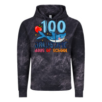 Cloud Black 100 jawsome days of school Vintage Hoodie - MaliasSmallBusiness