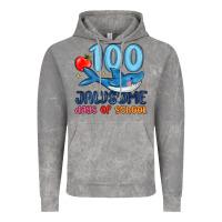 Cloud Rock 100 jawsome days of school Vintage Hoodie - MaliasSmallBusiness