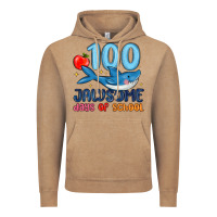 Vintage Coffee 100 jawsome days of school Vintage Hoodie - MaliasSmallBusiness