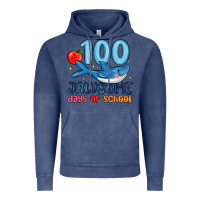 Vintage Denim 100 jawsome days of school Vintage Hoodie - MaliasSmallBusiness