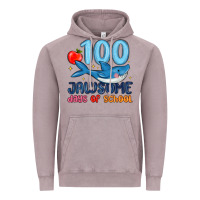 Vintage Zinc 100 jawsome days of school Vintage Hoodie - MaliasSmallBusiness
