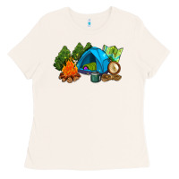 Bone camp in the woods Ladies Tee - AdoDesignShop