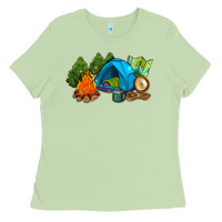 Matcha camp in the woods Ladies Tee - AdoDesignShop