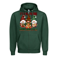 Sports Green It's fine i'm fine everything is fine Zipper Hoodie - NancyCooperArtShop