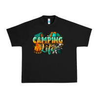Black camping life Urban Heavy Tee - NancyCooperArtShop