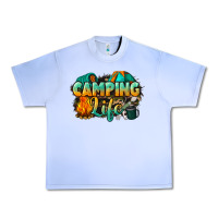 Grape Ice camping life Urban Heavy Tee - NancyCooperArtShop