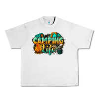 Lunar Rock camping life Urban Heavy Tee - NancyCooperArtShop