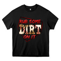 Black rub some dirt on it baseball Heavy Core Tee - Jasminsmagicworld