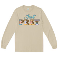 Mushroom Just Pray Long Sleeve Tee - JahusDesignShop