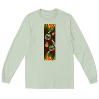 Matcha American football dad pen wrap Long Sleeve Tee - BundleAndBundleShop