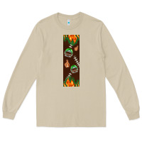 Mushroom American football dad pen wrap Long Sleeve Tee - BundleAndBundleShop