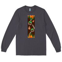 Smoke American football dad pen wrap Long Sleeve Tee - BundleAndBundleShop