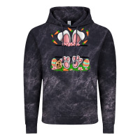 Cloud Black easter costom name rabbit Vintage Hoodie - MaliasSmallBusiness