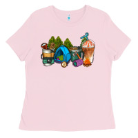Camp Coffee Cups Ado Ladies Tee | Teevron