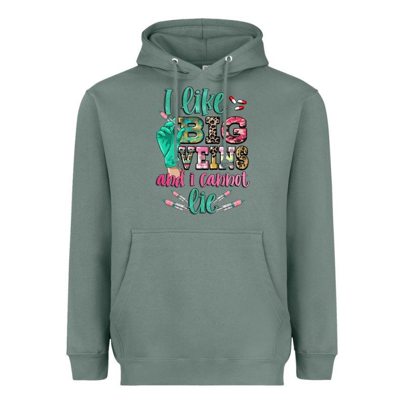 I Like Big Veins And I Cannot Lie Heavyweight Hoodie by CowGirlArtShop | Teevron