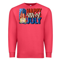 Cardinal Happy 4th of july gnome Premium Sweatshirt - CowGirlArtShop