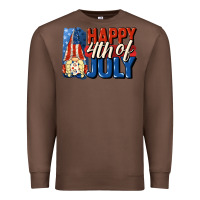 Chestnut Happy 4th of july gnome Premium Sweatshirt - CowGirlArtShop