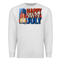 Oatmeal Heather Happy 4th of july gnome Premium Sweatshirt - CowGirlArtShop