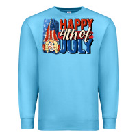 Ocean Blue Happy 4th of july gnome Premium Sweatshirt - CowGirlArtShop