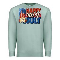 Seafoam Happy 4th of july gnome Premium Sweatshirt - CowGirlArtShop