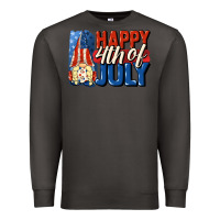Smoke Happy 4th of july gnome Premium Sweatshirt - CowGirlArtShop
