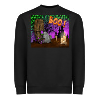 Black boo mousepad Heavyweight Sweatshirt - BundleAndBundleShop