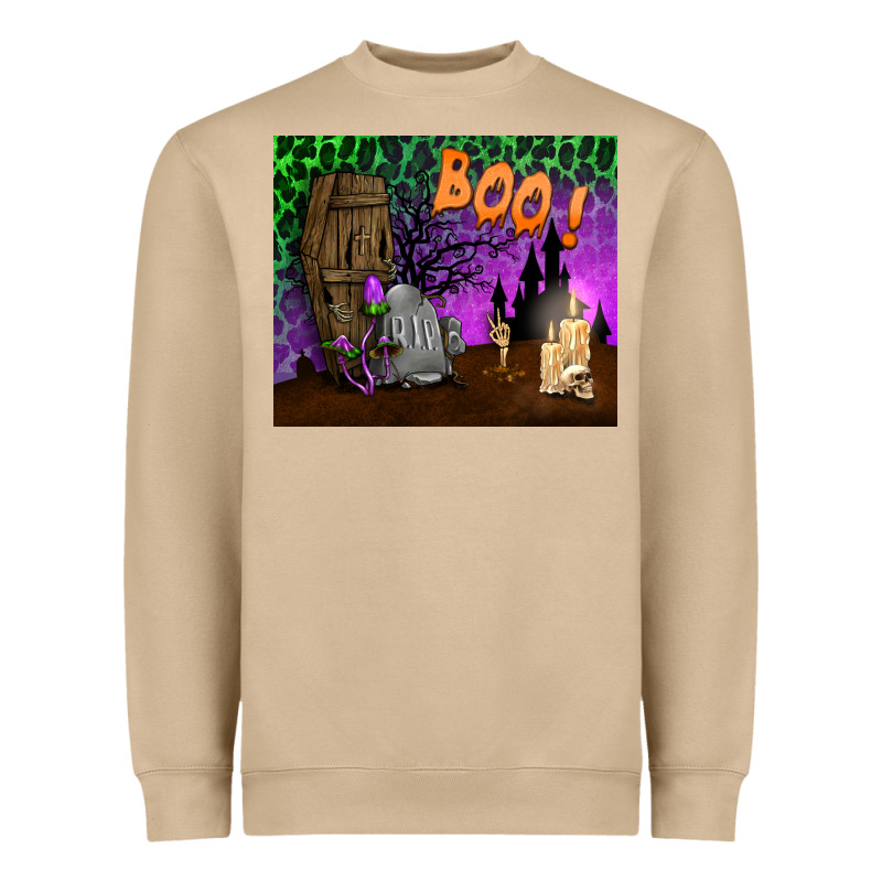 Boo Mousepad Heavyweight Sweatshirt by BundleAndBundleShop | Teevron