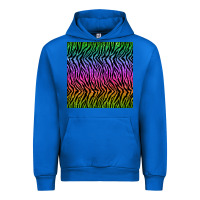 Cobalt tiger glitter seamless pattern Urban Hoodie - BundleAndBundleShop