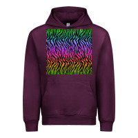 Mauve Wine tiger glitter seamless pattern Urban Hoodie - BundleAndBundleShop