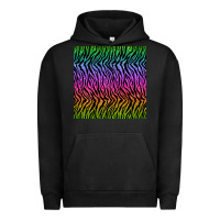 Pigment Black tiger glitter seamless pattern Urban Hoodie - BundleAndBundleShop