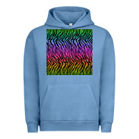 Pigment Pebble Blue tiger glitter seamless pattern Urban Hoodie - BundleAndBundleShop